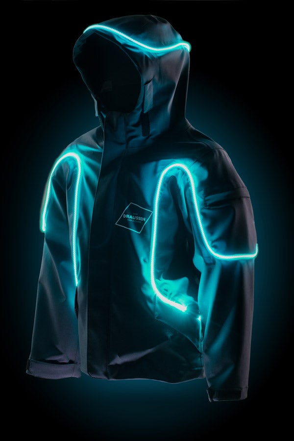 Halo LED Jacket - Outdoor & Bike 3L, blue