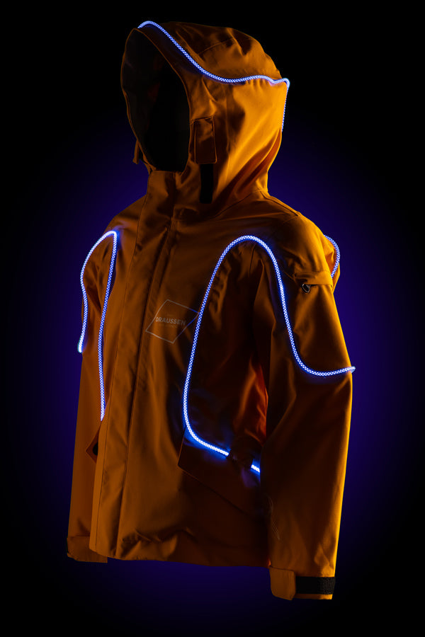 Halo LED Jacket - Outdoor & Bike 3L, yellow